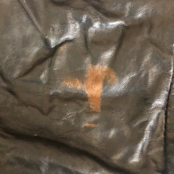 Men’s Vintage Leather pants with fringe and liner inside. 32 W 29L - Picture 3 of 5